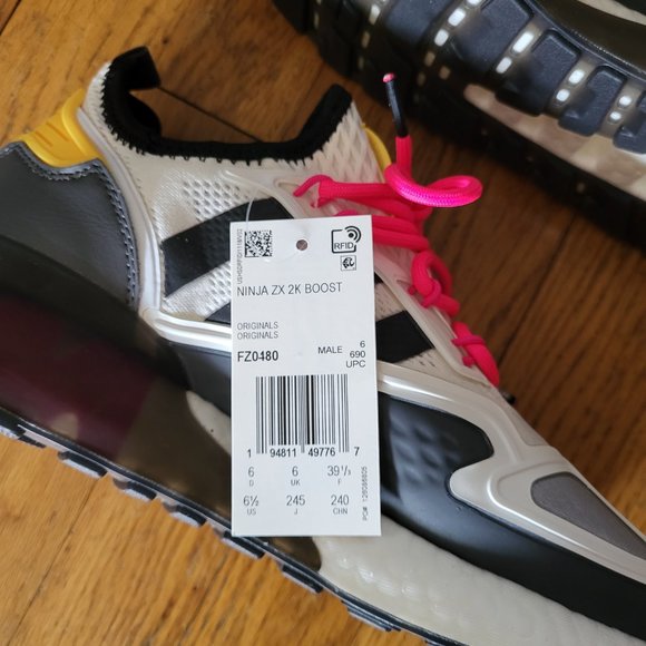 Adidas Ninja Time In ZX 2K Boost - 6.5 - NWT - Picture 8 of 13